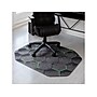 Anji Mountain Rug'd Kaleidoscope Carpet & Hard Floor Chair Mat, 36" x 48", Gray/Green (AMB9110)~#|#~863A9D92-D78B-4A89-A6F951FCBC7C1E65_sc7