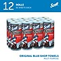 Scott Shop Towels Original, 9.4" x 11", Blue, 55 Sheets/Roll, 12 Rolls/Carton (75147)~#|#~863FE6A5-B19A-4FFF-A956FDB22CEBB015_sc7