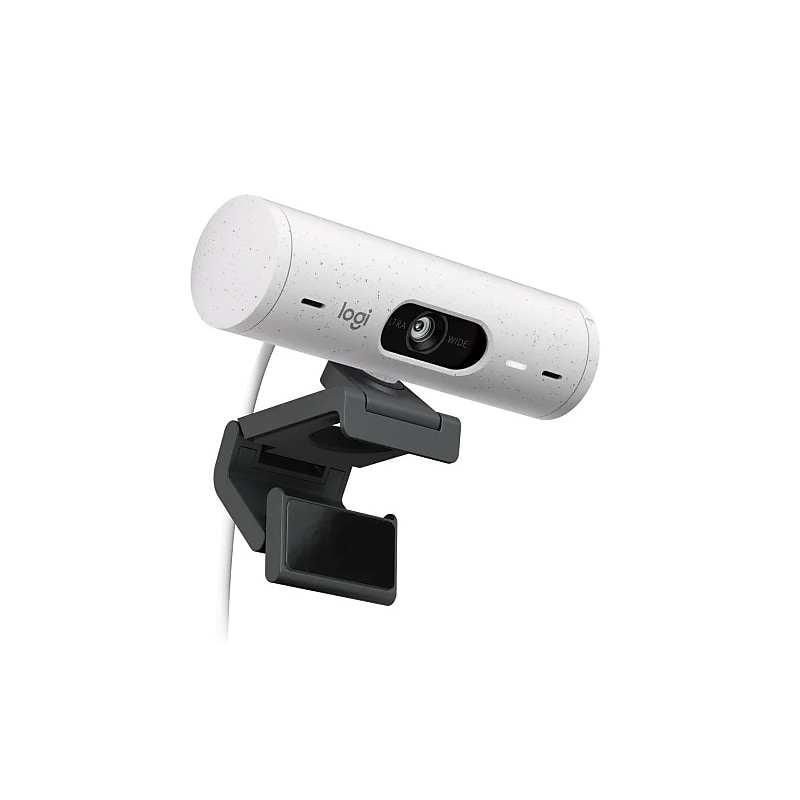 Logitech Brio 505 HD Webcam, 4 Megapixels, Off-White (960-001454) image 1