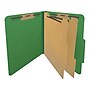 Medical Arts Press Pressboard Classification Folder, 2 Dividers, 2" Expansion, Letter Size, Moss Green, 10/Box~#|#~864783B5-34BE-493F-AEF175D942A3ED18_sc7