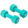 Jfit 12 lb. Neoprene Dumbbell, Teal, Pair (J-DBN12SET)~#|#~864D48A3-6580-41FB-909385968910AAE3_sc7