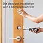 Level Lock + Connect WiFi & Bluetooth Replacement Deadbolt Smart Lock, Matte Black (C-F14U-S1)~#|#~86513B44-8153-49C0-96B8E178ED0387F3_sc7