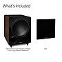 Fluance DB10W 10" Low Frequency Powered Subwoofer for Home Theater, Walnut~#|#~86521385-1CDD-4647-82305BE331EE4EB3_sc7