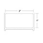Zebra Technologies Z-Perform 1D Thermal Label, 1" x 2", 350 Labels/Roll, Bright White (LD-R7MU5P)~#|#~86548843-82A4-4E49-BF8024EA06D0156E_sc7
