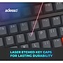 Adesso EasyTouch 1500 Ergonomic Multi-OS Illuminated Mechanical VIA Keyboard, Black (EASYTOUCH 1500)~#|#~865E3144-82C6-4F51-A5416F2003F141C1_sc7