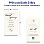 Avery Integrated Cards, 6" x 11", Matte Ivory, 25/Pack (95280)~#|#~865E7229-BF42-4058-B4772163F76D41AC_sc7