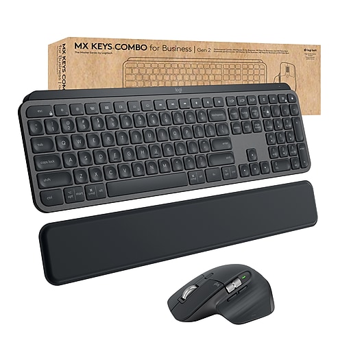 Logitech MX Keys Gen 2 Combo For Business Wireless Keyboard and