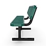 Flash Furniture Sigrid Steel 3-Seat Outdoor Bench, Green (SLFAG4HUT2H48LG)~#|#~86647957-BC5F-4491-B104CA120EC67E7A_sc7