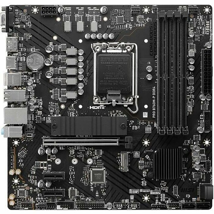 MSI PRO Socket LGA1700 Micro-ATX Intel Gaming Desktop Motherboard
