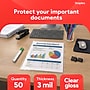 Staples Thermal Laminating Pouches, Letter Size, 3 Mil, 50/Pack (5200507/5200525)~#|#~86668A65-3A0E-405E-84F5DC317E2911CF_sc7