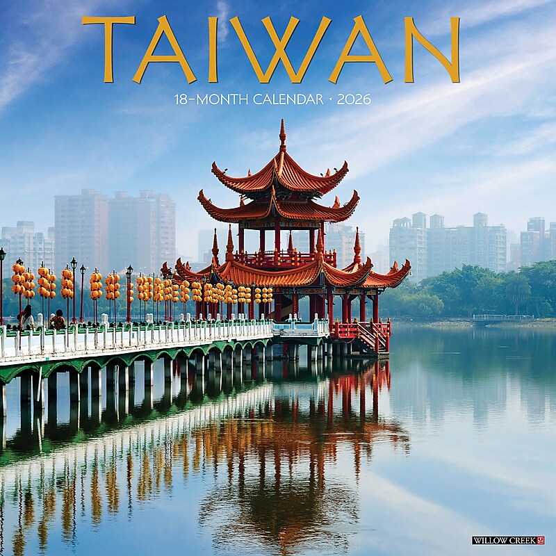 2025 Willow Creek Taiwan 12" x 12" Monthly Wall Calendar (56172) image 1