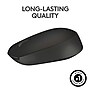 Logitech M170 Wireless Ambidextrous Optical Mouse, Black (910-004940)~#|#~86748270-8E6C-4562-8BA0BDBE4A544723_sc7