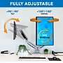 Mount-lt! Height Adjustable Dual Monitor Desk Mount With Gas Spring Arms, Holds 13" to 32" Monitors, Silver (MI-1772)~#|#~8676565E-BF29-4CC8-B35330DE575FB531_sc7