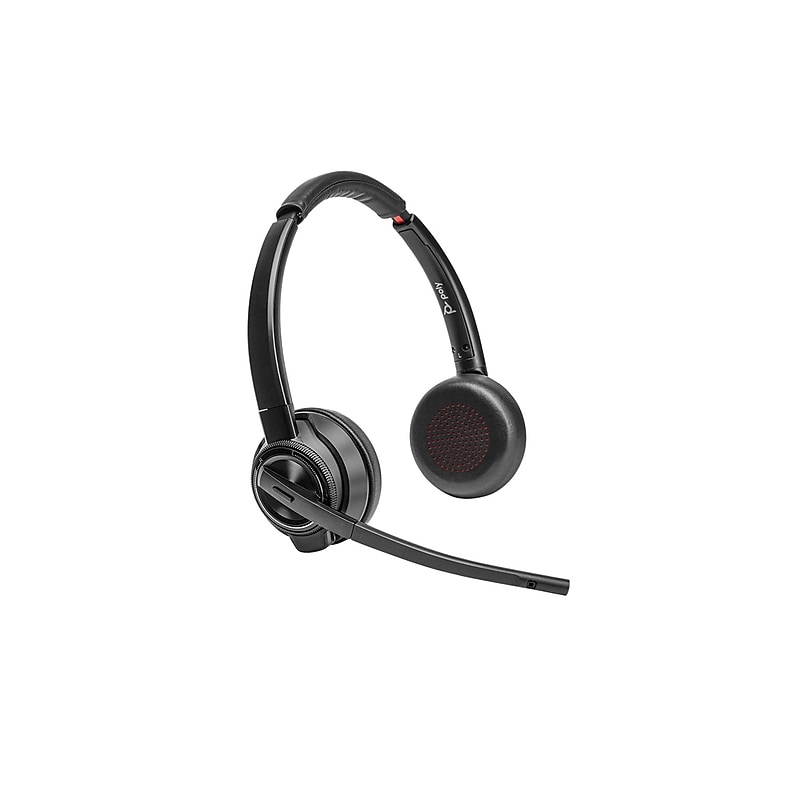 Poly Savi 8420 Office Wireless Active Noise Cancelling Bluetooth Stereo Headset, MT Certified (B9GB3AA#ABA) image 1