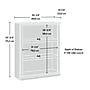 Sauder Select 44"H 3-Shelf Bookcase, Select Cherry (412808)~#|#~86807A28-2E89-4E4E-A85D9AC963530E8C_sc7