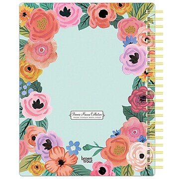 2023 BrownTrout Bonnie Marcus 6" x 7.75" Weekly Desk Planner, Multicolor (9781975449643)