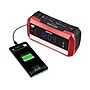 Jensen Wireless Digital AM/FM Alarm Clock Radio with NOAA Weather Alert, Emergency Light, and Built-in Flashlight, Red/Black~#|#~868396F8-5A4F-4FED-9512B4FCDB4B0CEB_sc7