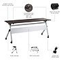 Bush Business Furniture Envision 72"W Foldable Training Room Table, Storm Gray (NVS010SG)~#|#~8687C544-4F7A-4F3F-AACA6534C726FF36_sc7