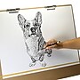 Officemate 23" x 26" Artist Sketch Board, Tempered Hardboard, Brown (OIC83099)~#|#~86895361-E6E6-41A4-8935F5AA725B9B60_sc7