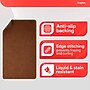 Staples TECH Anti-Slip Faux Leather Desk Pad, 31.5" x 15.7", Brown (ST62544)~#|#~86901248-B62E-4E06-99D2139CB020BFED_sc7