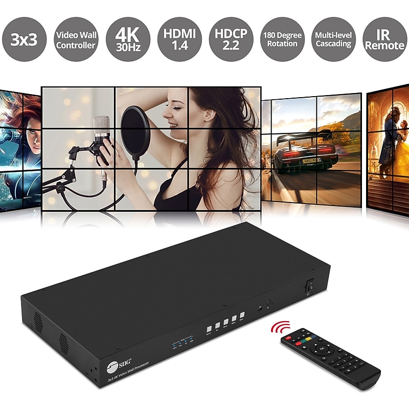 SIIG Video Wall Processor 4K UHD CE-H26F11-S1 image 1