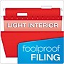 Pendaflex Reinforced Hanging File Folders, 1/5 Tab, Letter Size, Red, 25/Box (04152 1/5 RED)~#|#~8698E505-0FC1-441A-B7FB3F1D3630B609_sc7