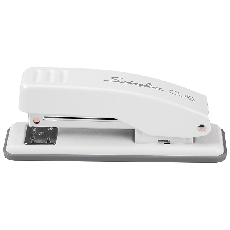 Swingline Cub Reduced-Effort Desktop Stapler, 20-Sheet Capacity, Arctic White (S701067) image 1