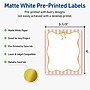 Avery Rectangle Laser/Inkjet Multipurpose Labels, 4" x 3-1/3", White, 40/Pack (19479371126)~#|#~869C8365-A640-4E1E-B14F46BDBF6F61FB_sc7