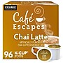 Cafe Escapes Chai Latte Coffee Keurig® K-Cup® Pods, Light Roast, 96/Carton (5000330074CT)~#|#~869EF083-D340-42D7-88BF3FE55C54C16F_sc7