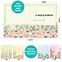 Global Printed Products Watercolor Floral 3-Hole Punched 2 Pocket Presentation Folder, Assorted Colors, 16/Pack (GPP-0100-E)~#|#~86A1FDC4-D1BB-4266-B243E88B0839A708_sc7