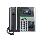 Poly Edge E400 Corded Conference Telephone, Silver/Black (2200-87835-025)