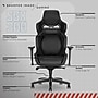 Sharper Image SGX300 Polyurethane Ergonomic Gaming Chair, Black (52914-BLKWHT)~#|#~86AC8F4B-5E82-476C-B2546453994BEA63_sc7
