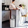 iTouchless Stainless Steel Round Sensor Trash Can with AbsorbX Odor Control System, White, 8 Gal. (MT08RW)~#|#~86AF4126-4ABC-435E-BAECED2A01231884_sc7