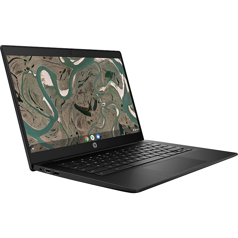 HP G7 14" Chromebook, Intel Celeron N4500, 2.8 GHz, 4GB RAM, 32GB SSD, Chrome OS, Jet Black (3V2U9UT#ABA) image 1