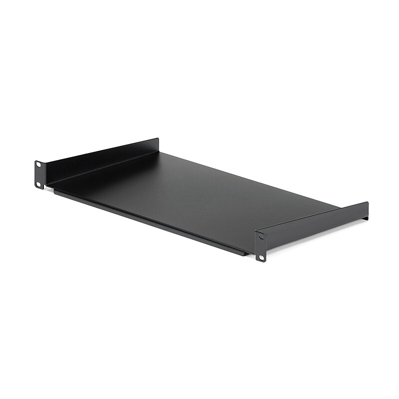 StarTech 1U Rack Shelf, 10in Deep, Rack Mount Shelf, Server Rack Shelf, Cantilever Shelf, Network Rack Shelf, 1U Shelf image 1