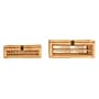 Storied Home Nestable Storage Boxes with Hinged Lids, Wicker, Natural, 2/Pack (EC1738)~#|#~86B7E229-40D3-4C11-B847E351B3CA853A_sc7