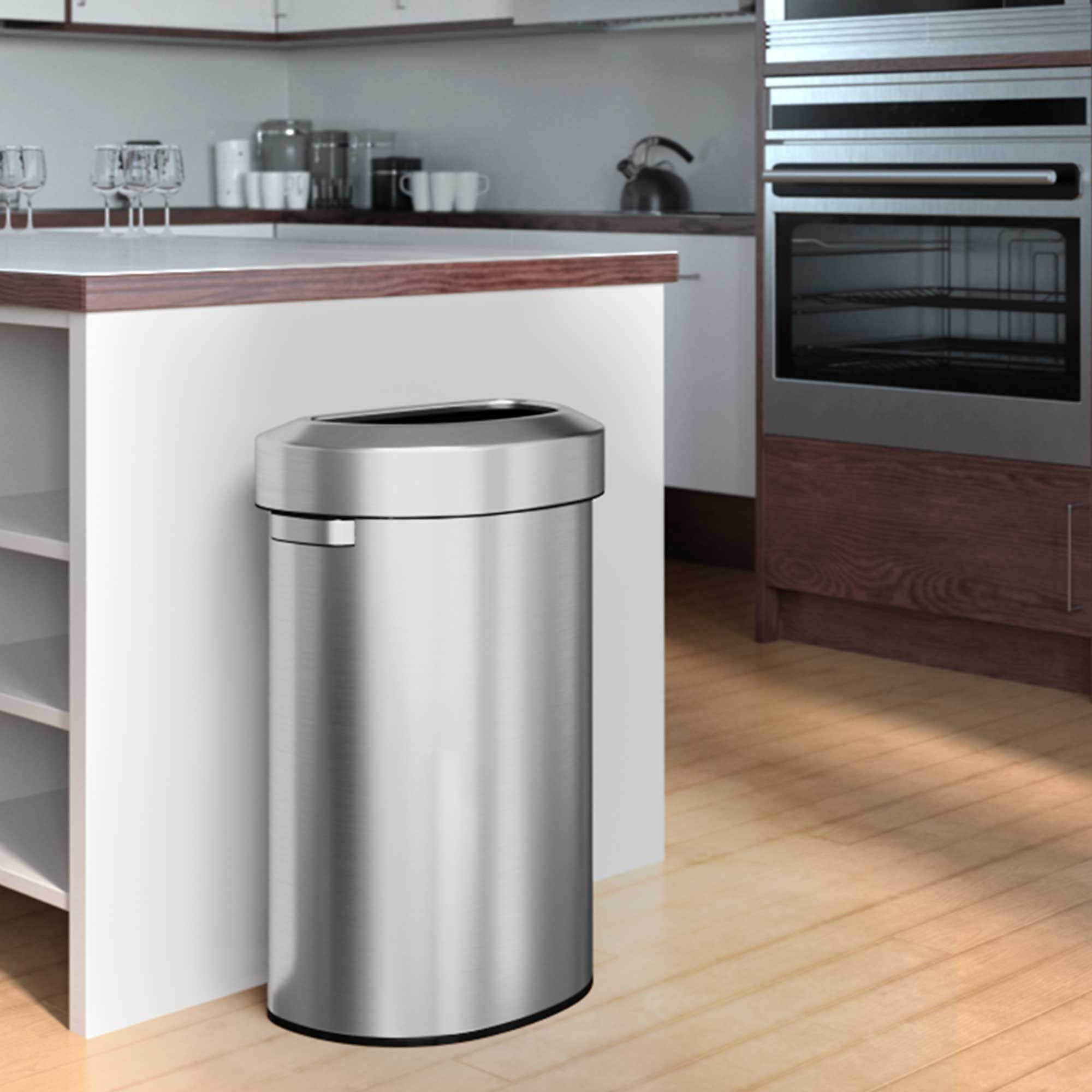 iTouchless Stainless Steel Trash Can, 23 Gallon (IT23DOT) Sansujyuku sansujyuku.com