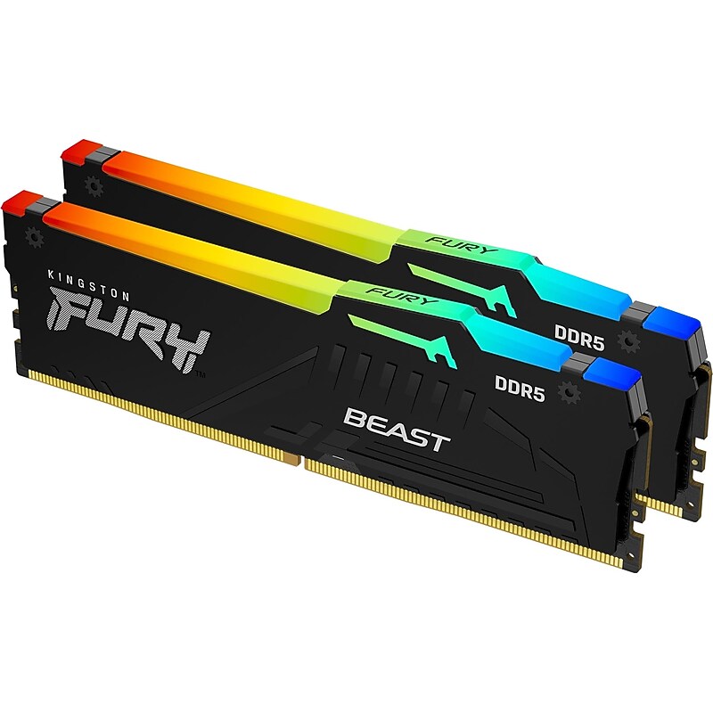 Kingston FURY Beast 32 GB (2 x 16GB) DDR5 SDRAM Memory (KF556C40BBAK2-32) image 1