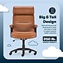 Serta Comfort Big & Tall Ergonomic Bonded Leather Swivel Executive Chair, Cognac (CHR10131D)~#|#~86C32138-25C2-4412-8322B009D6D3AD60_sc7