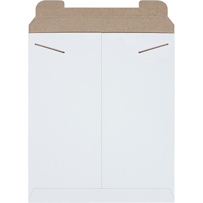 12.75" x 15" Self-Sealing Fiberboard Mailer, White, 100/Carton (RM4W) image 1