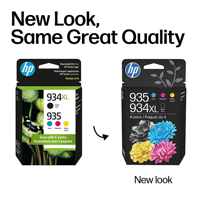 HP 934XL/935 Black High Yield and Cyan/Magenta/Yellow Standard