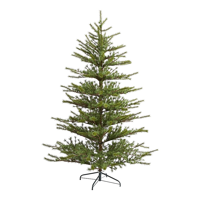Nearly Natural 7-ft Vancouver Mountain Pine Artificial Christmas Tree with 374 Bendable Branches (T2012) image 1