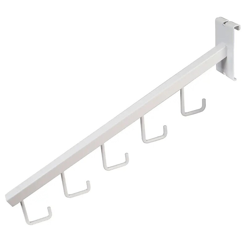 Nahanco Square Tubing 5-Hook Waterfall, White (WTE5H) image 1