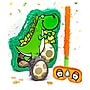 JITTERYGIT Dinosaur Pinata Treasure Hunt Game Set, 2 in 1 Pieces/Pack (DINO-PINATA - GREEN)~#|#~86CE81BE-2281-43EE-9182627D910AD81D_sc7