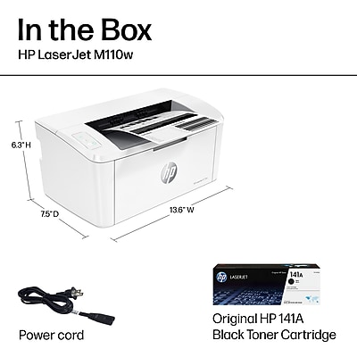 LaserJet M110w Wireless Printer - Thumbnail 4