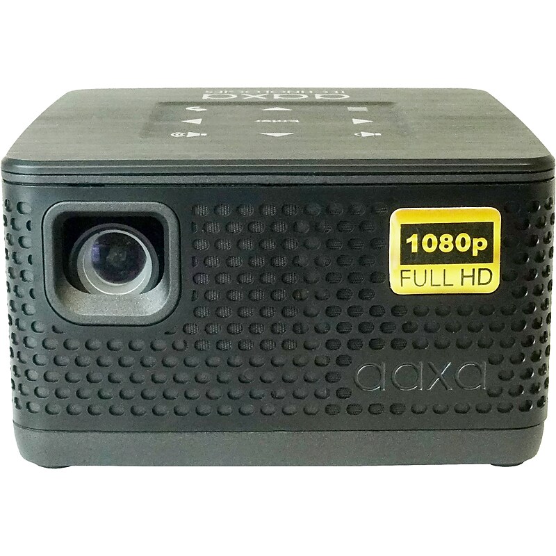 AAXA P7+ Wireless Portable LED Mini Projector, Gray/Black (KP-750-03) image 1