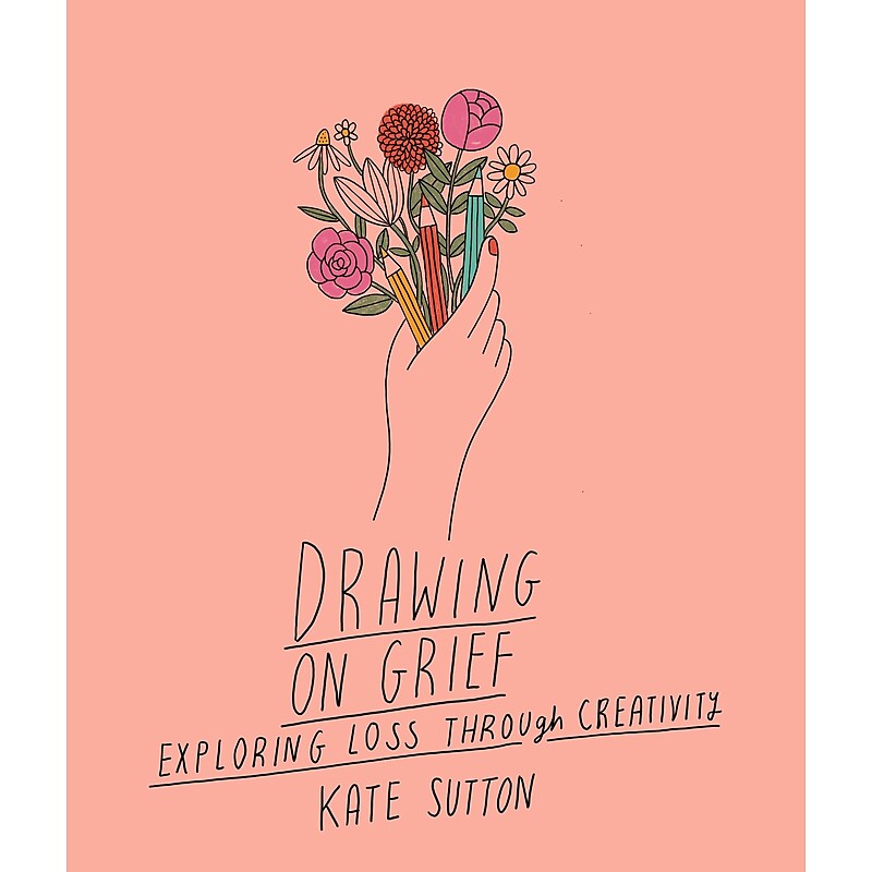 Quarto Drawing on Grief: Exploring Loss through Creativity Guided Journal, 5.31" x "6.5", Pink, 160 Pages (9780711272521) image 1