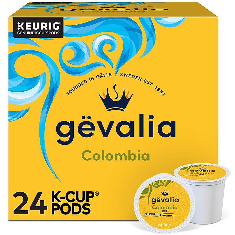Gevalia Colombian Coffee Keurig® K-Cup® Pods, Medium Roast, 24/Box (5304) image 1