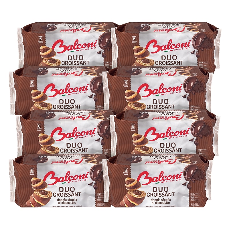 Balconi Duo Croissant Chocolate Croissants, 48/Pack (600-04187) image 1