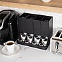 Mind Reader Plastic 4-Compartment Single Serve Coffee Pod Dispenser, 120 Pod Capacity, Black (CPODBK-BLK)~#|#~86DC09BE-ACAE-42E7-859696AF306F57AB_sc7